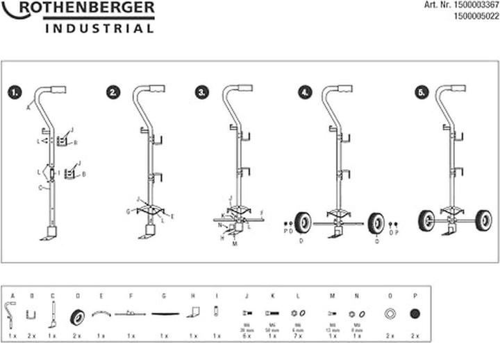 Produktbild Rothenberger Flaschentransportwagen (30 kg)