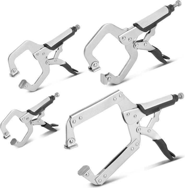 Actual product image Stahlwerk Gripzangen Set 4-teilig C-Form 6 bis 14 Zoll inklusive Transportkoffer (380 mm)