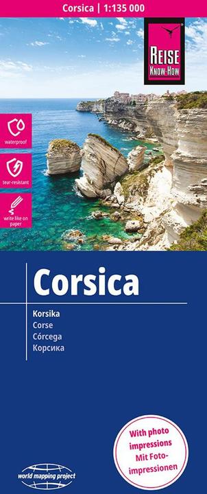 Produktbild Landkarte Korsika 1 : 135.000 135000