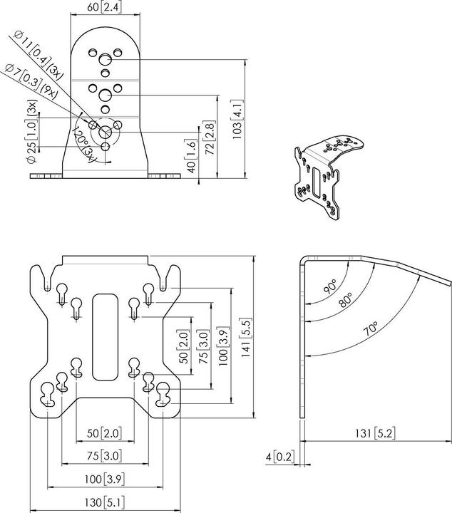 Produktbild Vogels PFI 3015 (Decke, 32", 30 kg)