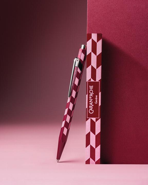 Immagine prodotto Caran d'Ache Kugelschreiber 849 Mosaic (Rosso, Rosso granato, 1x)