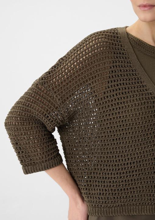 Actual product image Comma Strickjacke Luftiger Cardigan im Boxy Fit (XS)
