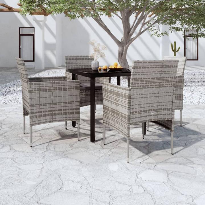 Produktbild vidaXL Garten Essgruppe (80 x 80 x 74 cm)