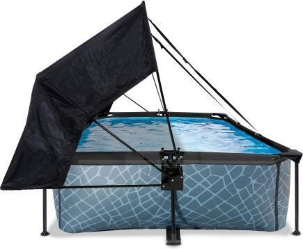 Actual product image Exit Rectangular frame pool 300x200x65 cm with sunshade and filter pump (300 x 230 x 65 cm)