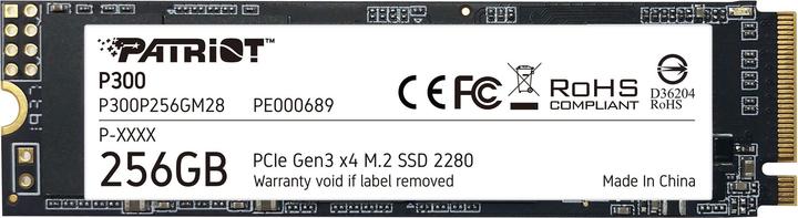 Actual product image Patriot P300 SSD 256GB (256 GB, M.2 2280)