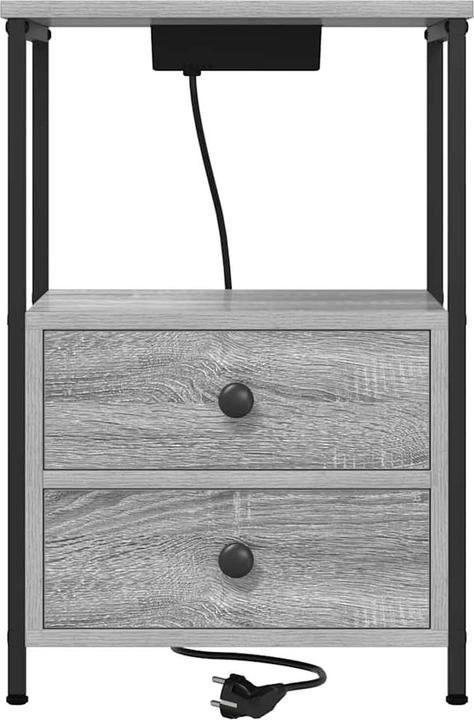 Actual product image vidaXL Bedside table (40 x 31 x 60 cm)