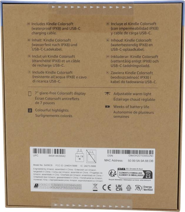 Produktbild Amazon Kindle Colorsoft (7", 16 GB)