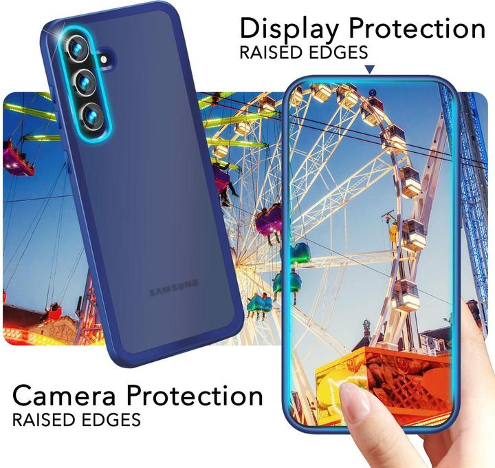 Actual product image Nalia Semi-transparent hybrid cover with protective frame (Samsung Galaxy S24)