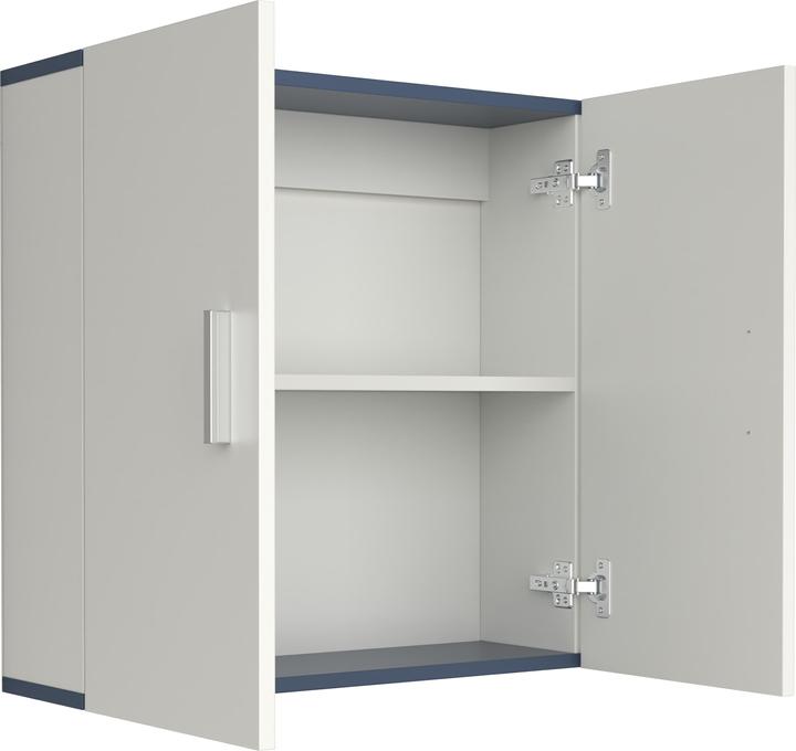 Actual product image VCM Wandregal Wandschrank Badmöbel Landos (60 x 18 x 60 cm)