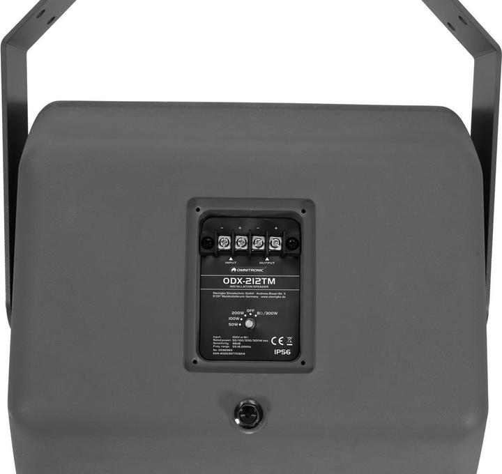 Produktbild Omnitronic ODX-212TM Installationslautsprecher 100V dunkelgrau (Passiv)