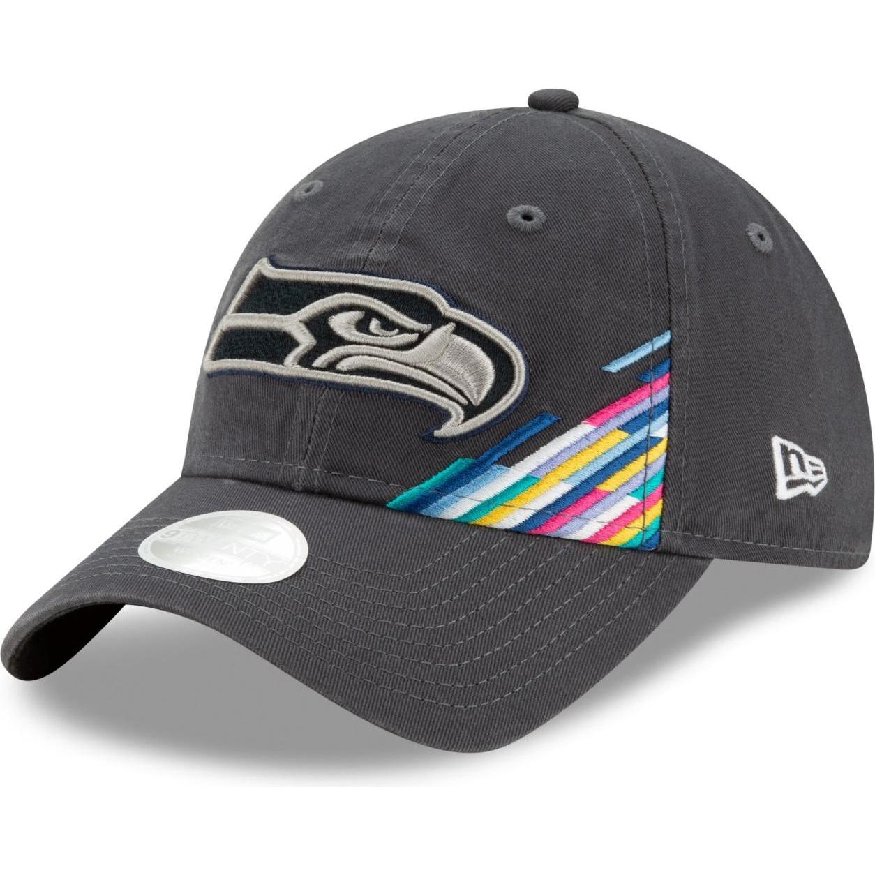 New Era, Damen, Cap, 9Forty Crucial Catch Seattle Seahawks, Grau