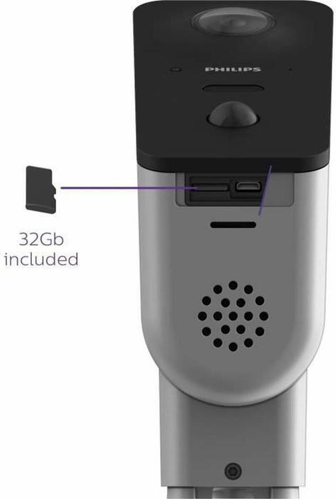 Immagine prodotto Philips Telecamera WiFi WelcomeEye View full HD 2K con tracciamento automatico