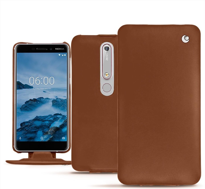 Actual product image Noreve Leather cover vertical (Nokia 6 (2018))