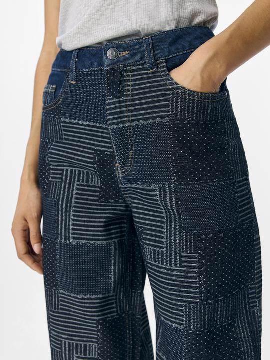 Actual product image Object Patchwork Wide Fit Jeans (M)