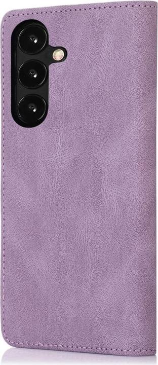 Actual product image Cover-Discount Vintage flip case cover purple (Samsung Galaxy S24)