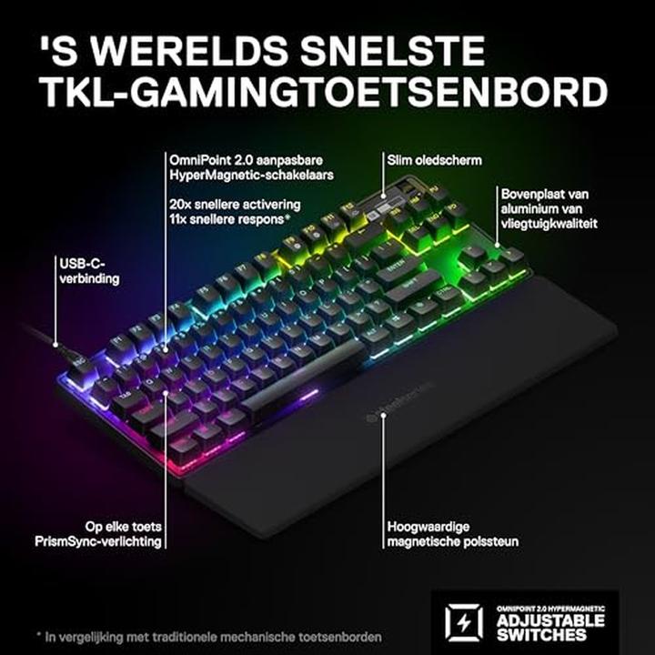 Actual product image SteelSeries Apex Pro (USA, Cable)