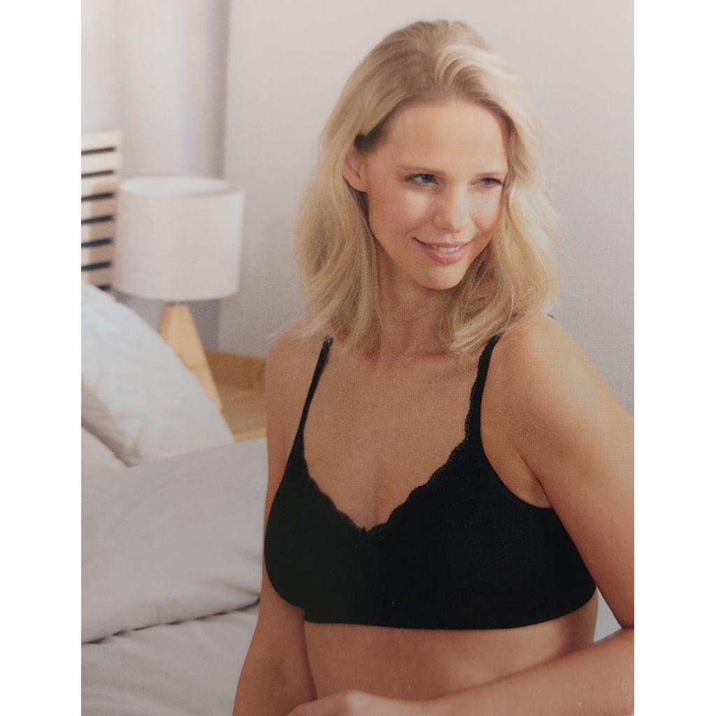 Champ, BH, Damen Spaghetti-Träger Bustier, Schwarz, (40, 42)