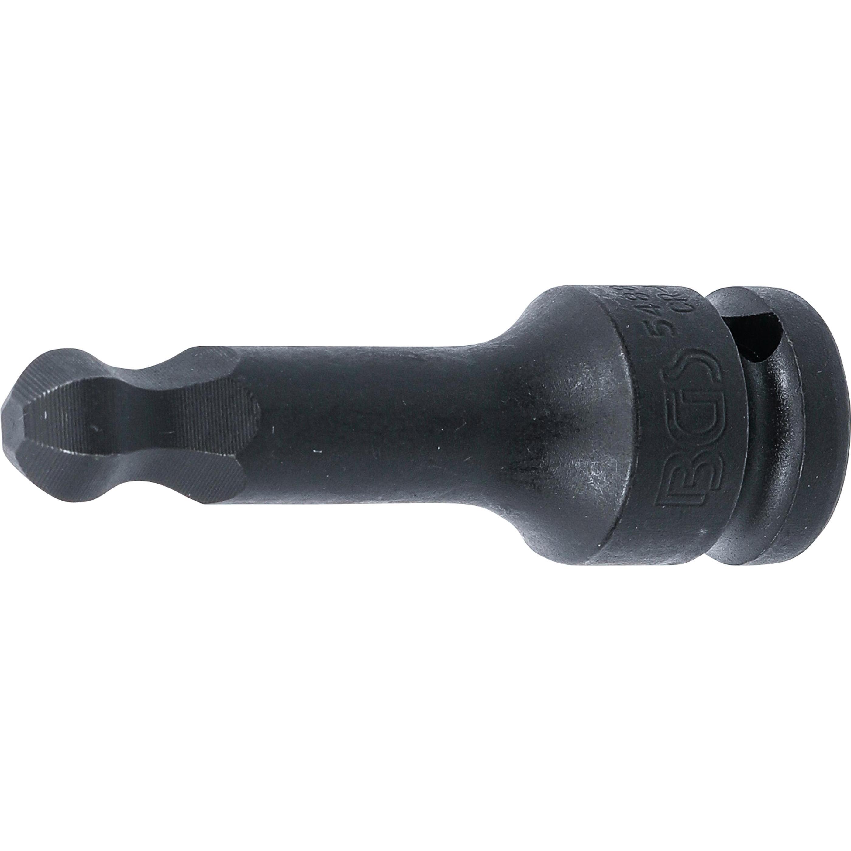 BGS, Bits, Kraft-Bit-Einsatz Länge 75 mm 12,5 mm (1/2") Innensechskant mit Kugelkopf 12 mm (12,5 mm)