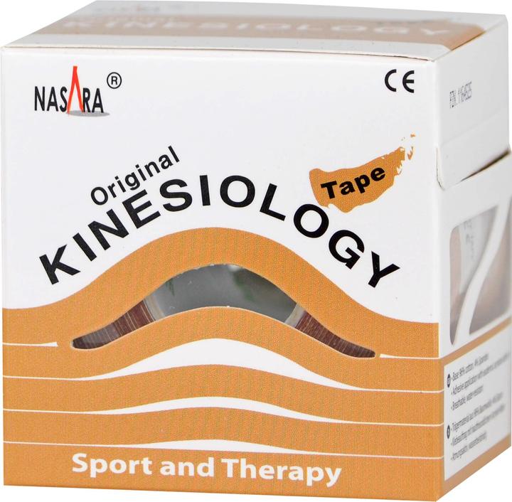Produktbild Mikros NASARA Kinesiologie Tape Beige 5cmx5m, 1 St PFL (5 m)