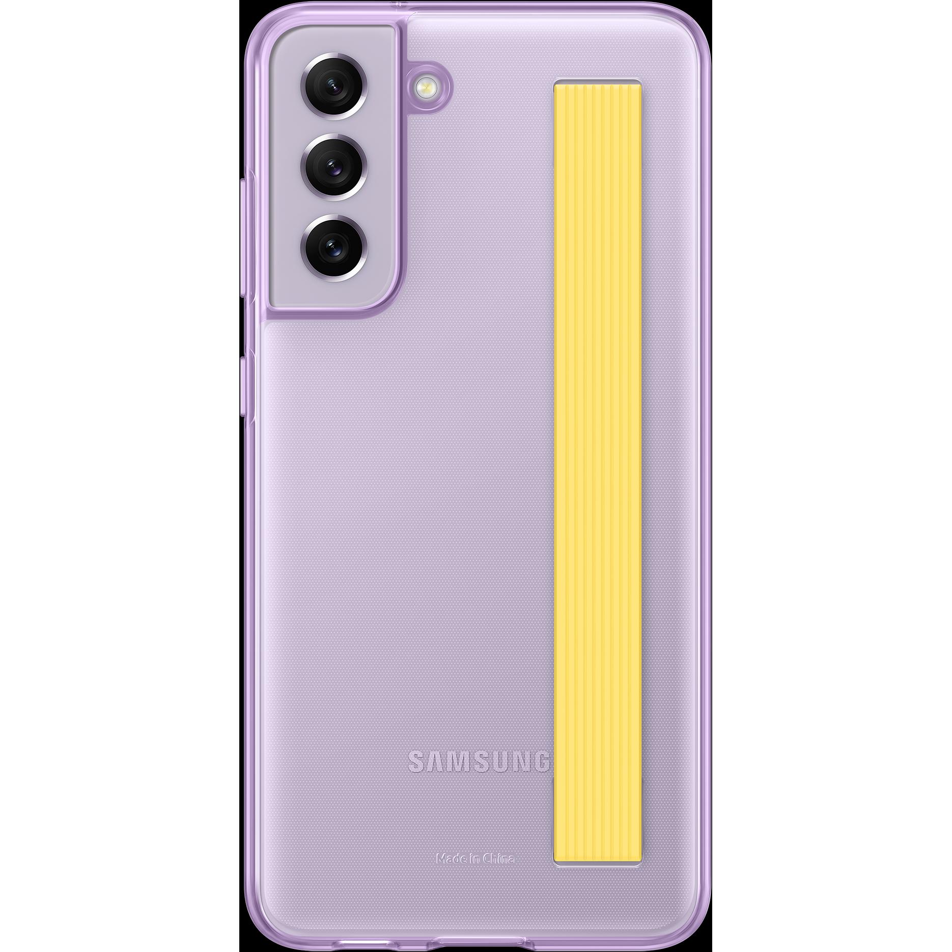 Samsung Clear Strap Cover (Samsung Galaxy S21 FE), Smartphone Hülle, Violett
