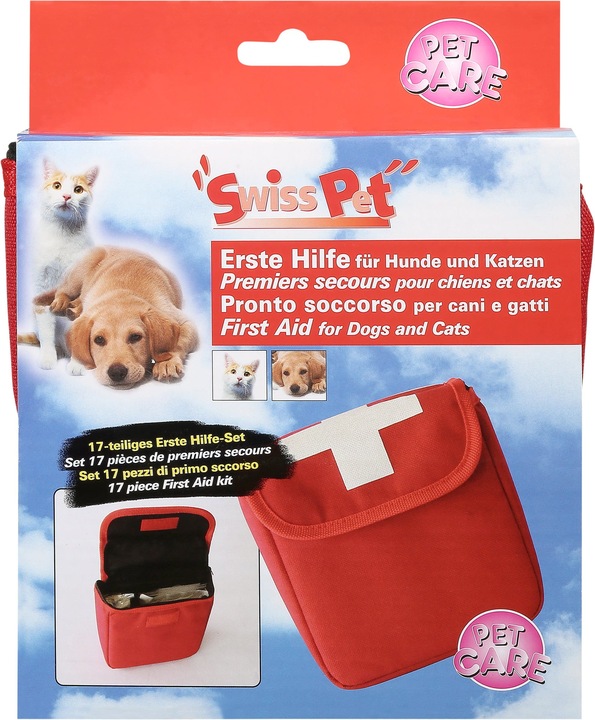 Produktbild Swisspet Erste Hilfe-Set 16-teilig (Hund, Katze, Nager, Reptilien, Vogel)