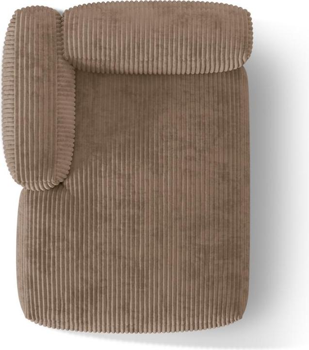 Image du produit Micadoni Chaise longue modulable gauche, "Martina", 1 Place, 176x123x75 Fabriqué en Europe (Recamière)