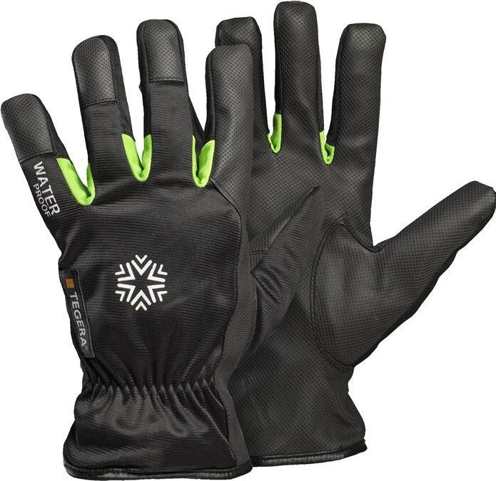 Actual product image Tegera Synthetic leather protective gloves, winter lined (10)
