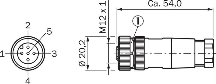 Actual product image Sick Connector