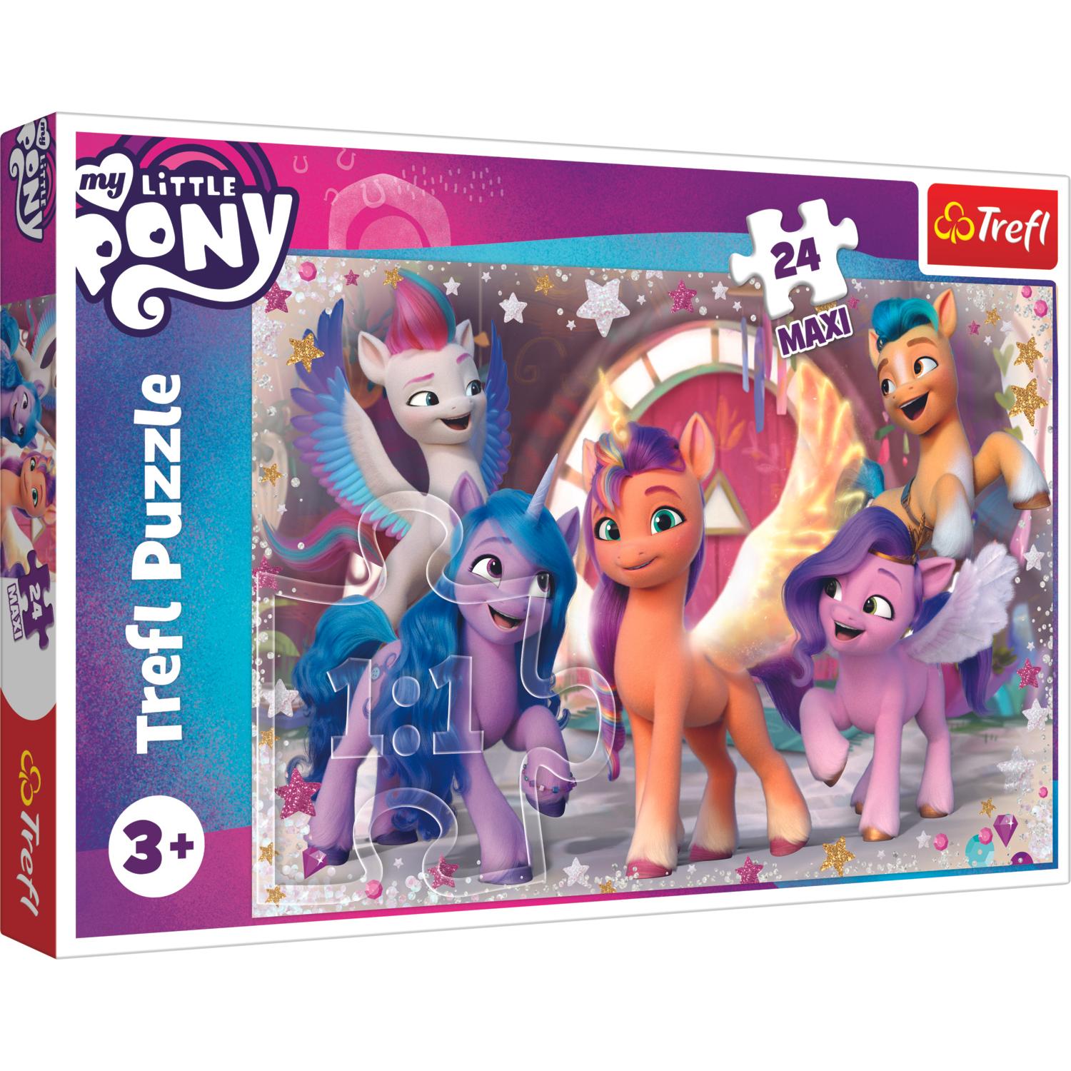 Trefl Puzzle 24 Maxi Die Freude der Ponys Ponyfilm (24 Teile)