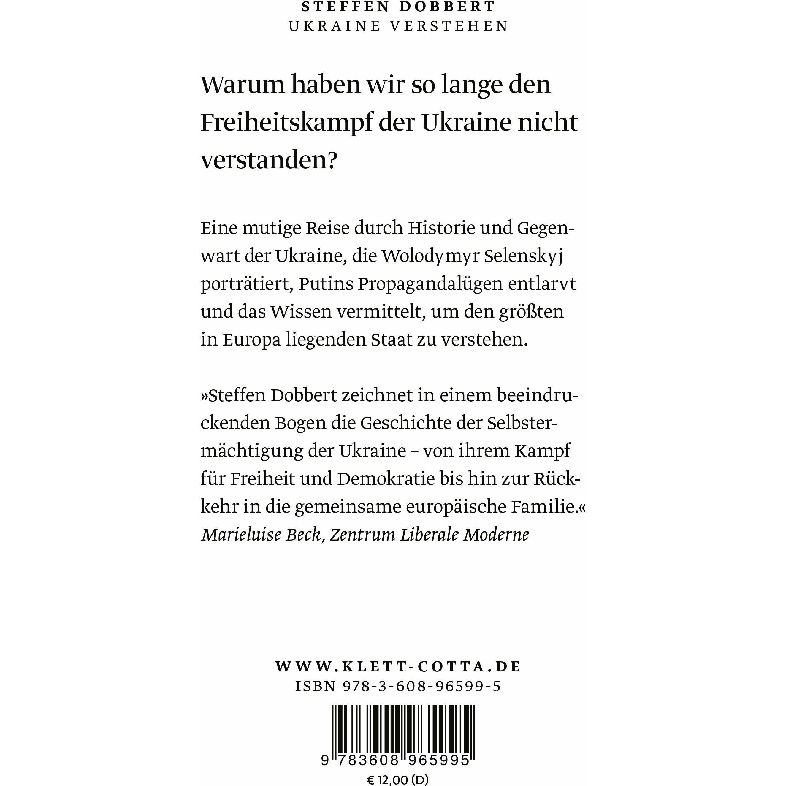 Thumbnail - Ukraine verstehen, Sachbücher von Steffen Dobbert