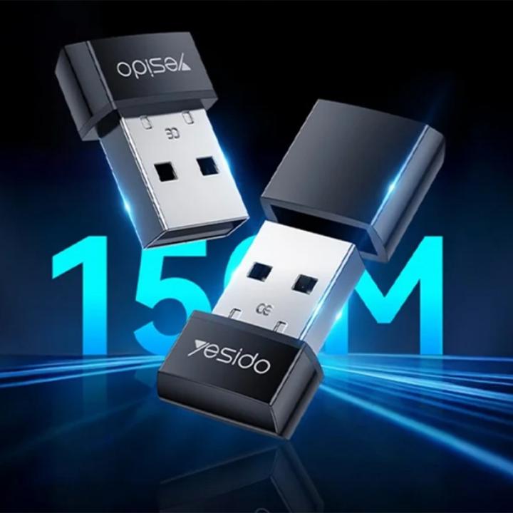 Actual product image Yesido WiFi Wireless USB-A Adapter 150Mbps