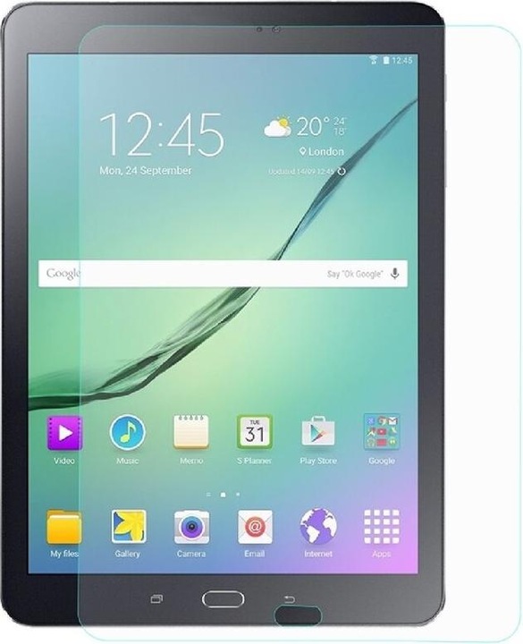 Produktbild Protectorking 1x echtes Tempered 9H Panzerhartglas 3D KLAR (1 Stück, Galaxy Tab S2 9.7)