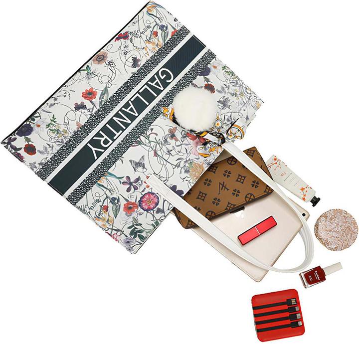 Actual product image Gallantry Handbag Cabas Chikle Rigide Printed