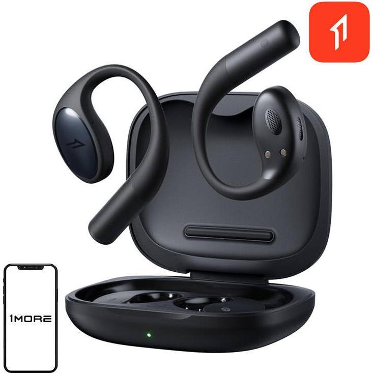 1More S51 FIT OPEN wireless headphones (black) (40 h, Kabellos), Kopfhörer, Schwarz