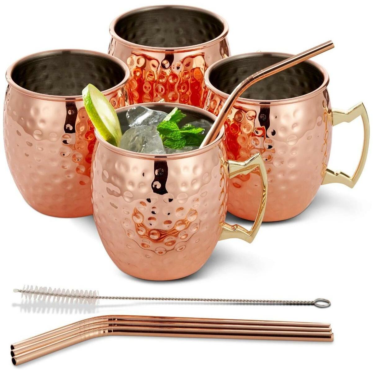 Oak & Steel Moscow Mule (5.50 dl, 4 x, Moscow Mule Becher) (S0916)