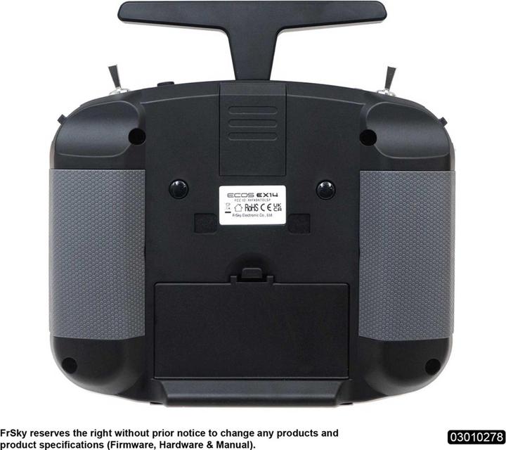 Actual product image FrSky ECOS EX14 Senderset 2,4Ghz schwarz