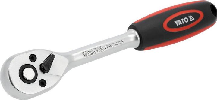 Yato GRZECHOTKA PROSTA Z PLA.RĘKOJE. 3/8" 90T (3/8")