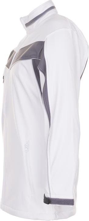 Actual product image Planam Softshell jacket pure white/zinc XS S (S)