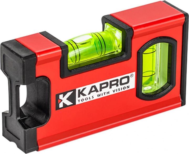 Actual product image Kapro 771 Twin Mini Level With Carabiner 10cm