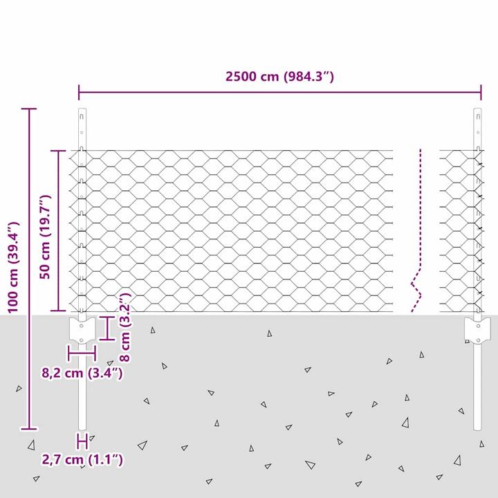 Produktbild vidaXL Aussenbarriere