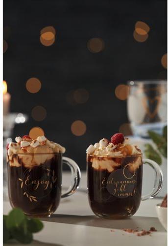 Produktbild Leonardo Tasse Presente Entspannen 400 ml, 2 Stück, Transparent (400 ml, 2x)