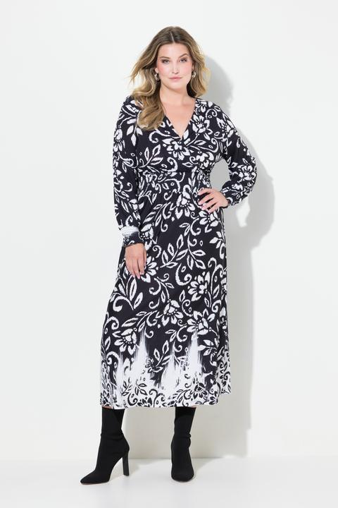 Immagine prodotto Miamoda Maxikleid, A-Linie, Alloverdruck, Langarm (56)