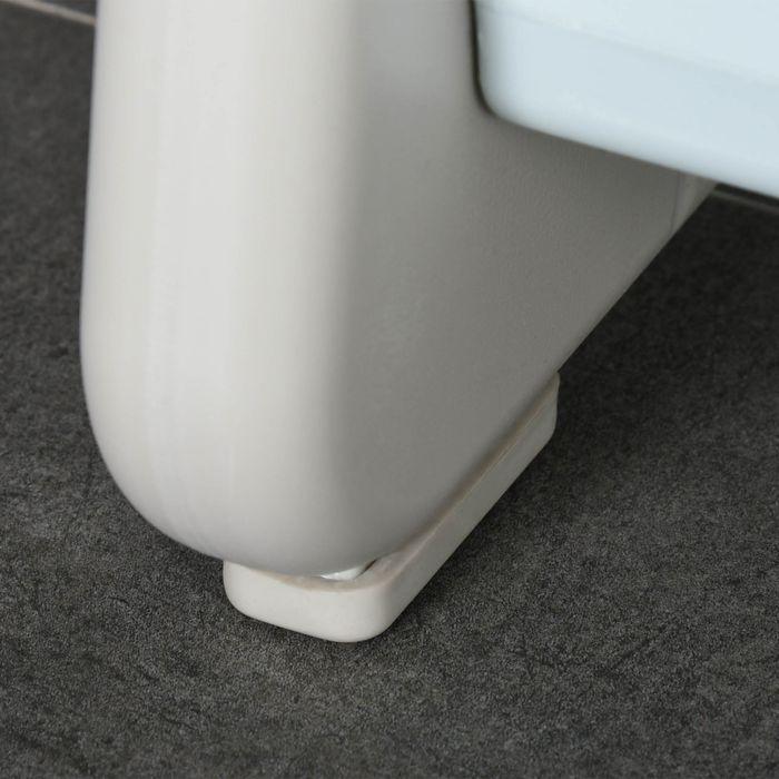 Actual product image Swisshandel24 Learning tower step stool stool standing with 2 steps pyramid structure safety blue+grey for 2-5