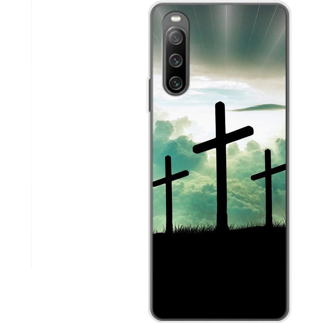 König Design Hülle Handy Schutz für Sony Xperia 10 IV Case Cover Tasche Bumper Etuis TPU Neu (Sony Xperia 10 IV), Smartp...