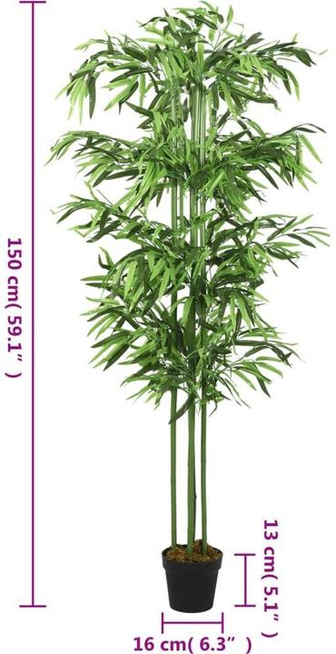 Produktbild vidaXL künstlicher Bambus (150 cm)