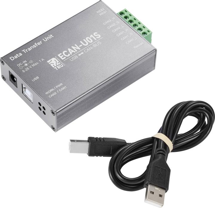 Actual product image Tru Components TC-ECAN-U01S CAN converter USB, CAN bus 1 pc.