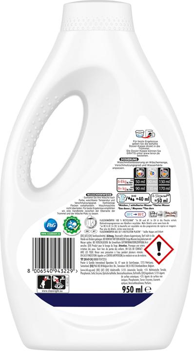 Actual product image Lenor Sensitive (19 Washing cycles, Liquid)