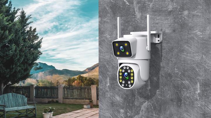 Actual product image Technaxx TX-328 Dual Kamera Outdoor