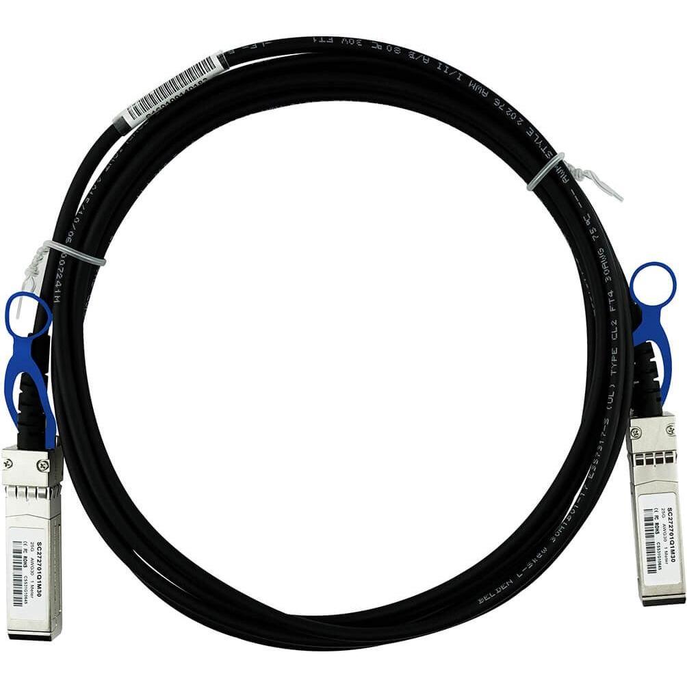 CBO Mikrotik SFP28-DAC-5M kompatibles BlueLAN DAC SFP28 SC272701Q5M26, Transceiver, Schwarz