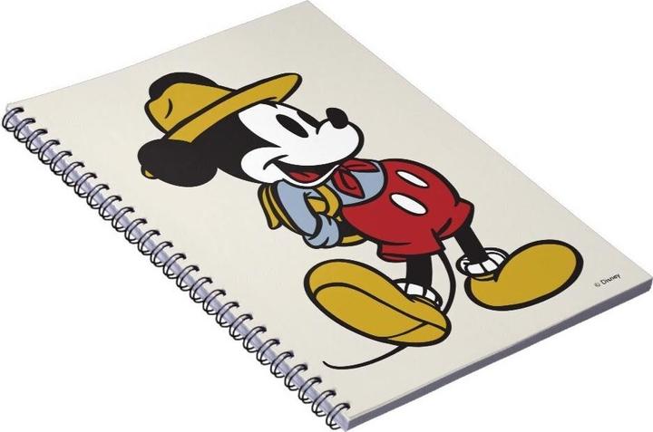 Image du produit Mickey Mouse Carnet de notes pour l'extérieur (A5, À rayures, Couverture rigide)